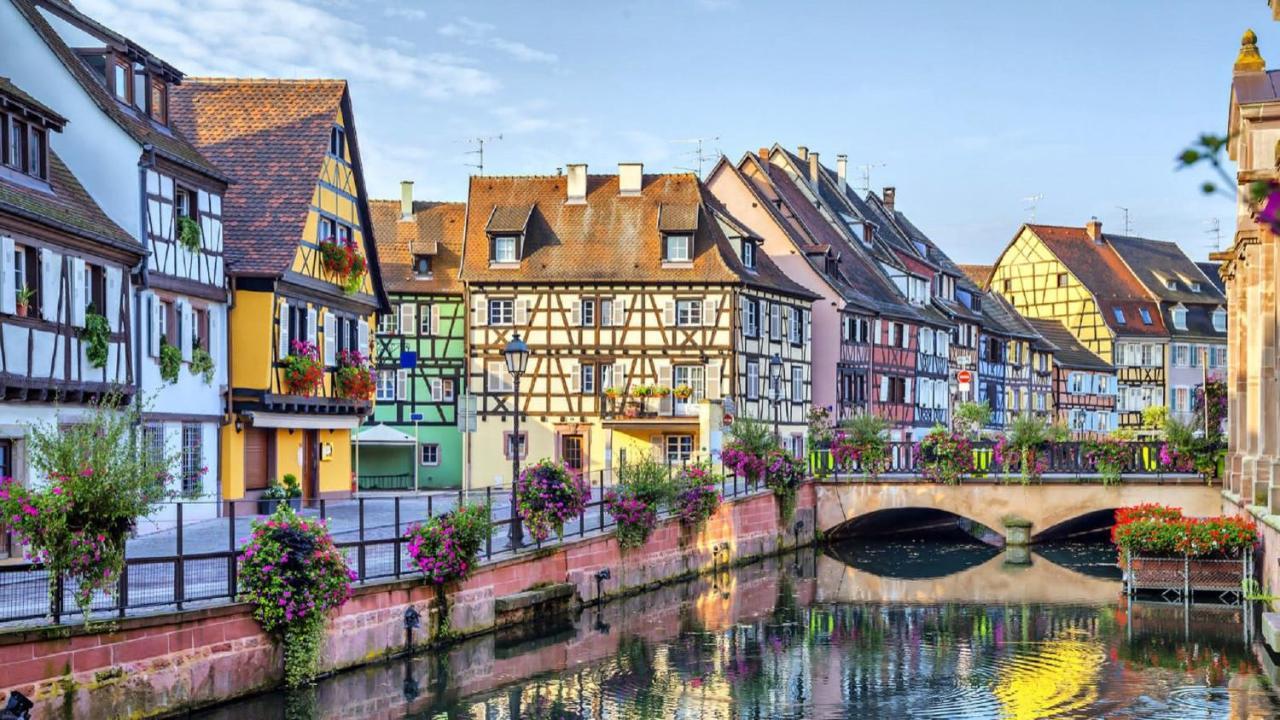 Ferienwohnung Sous Les Toits Du Zinc - Climatise Colmar Exterior foto