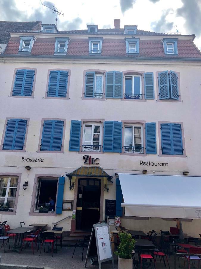 Ferienwohnung Sous Les Toits Du Zinc - Climatise Colmar Exterior foto